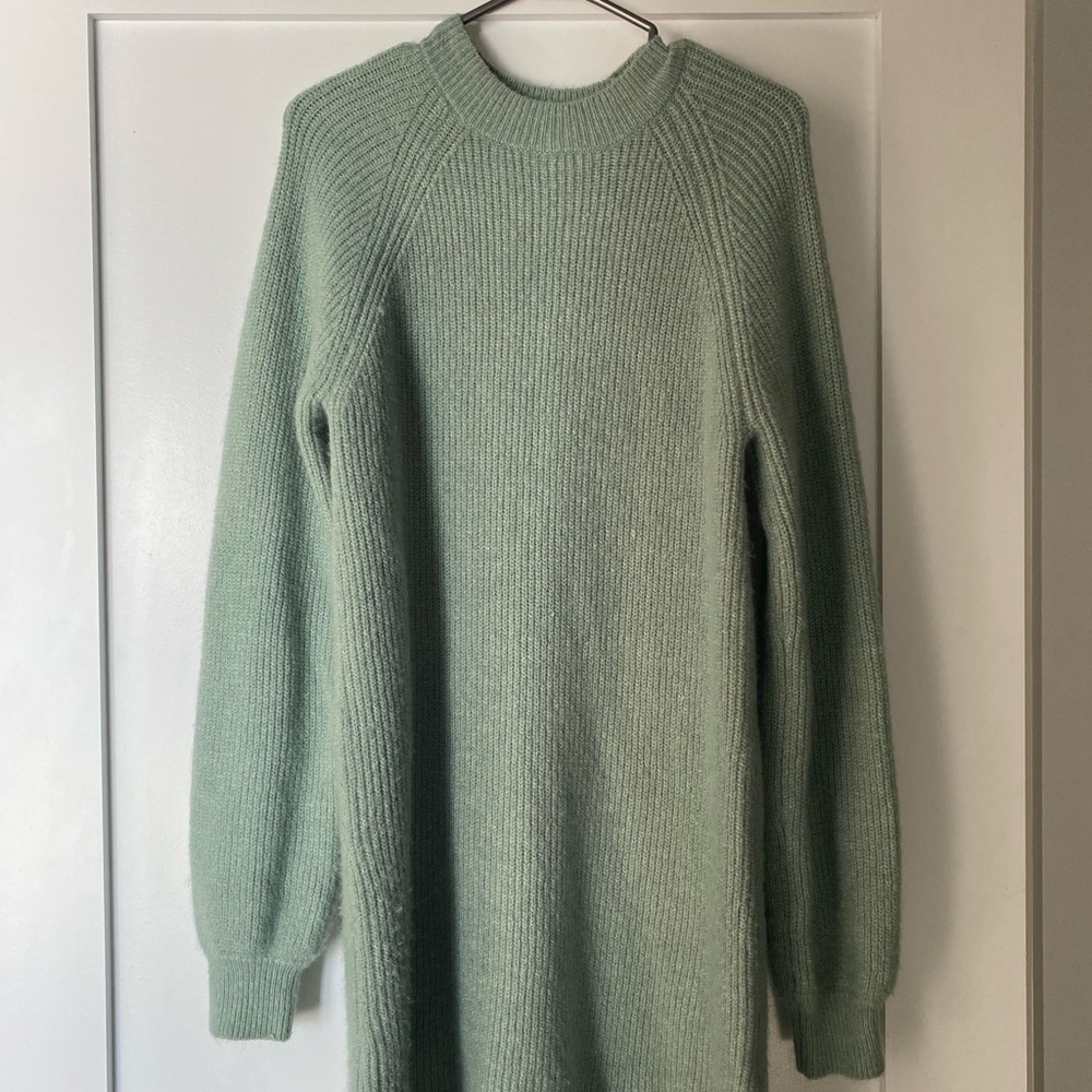 H&M oversized woollen dress! Super soft 💚